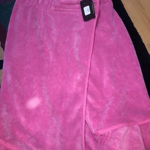Towel Body Wrap Pink Velcrow Wrap-Around